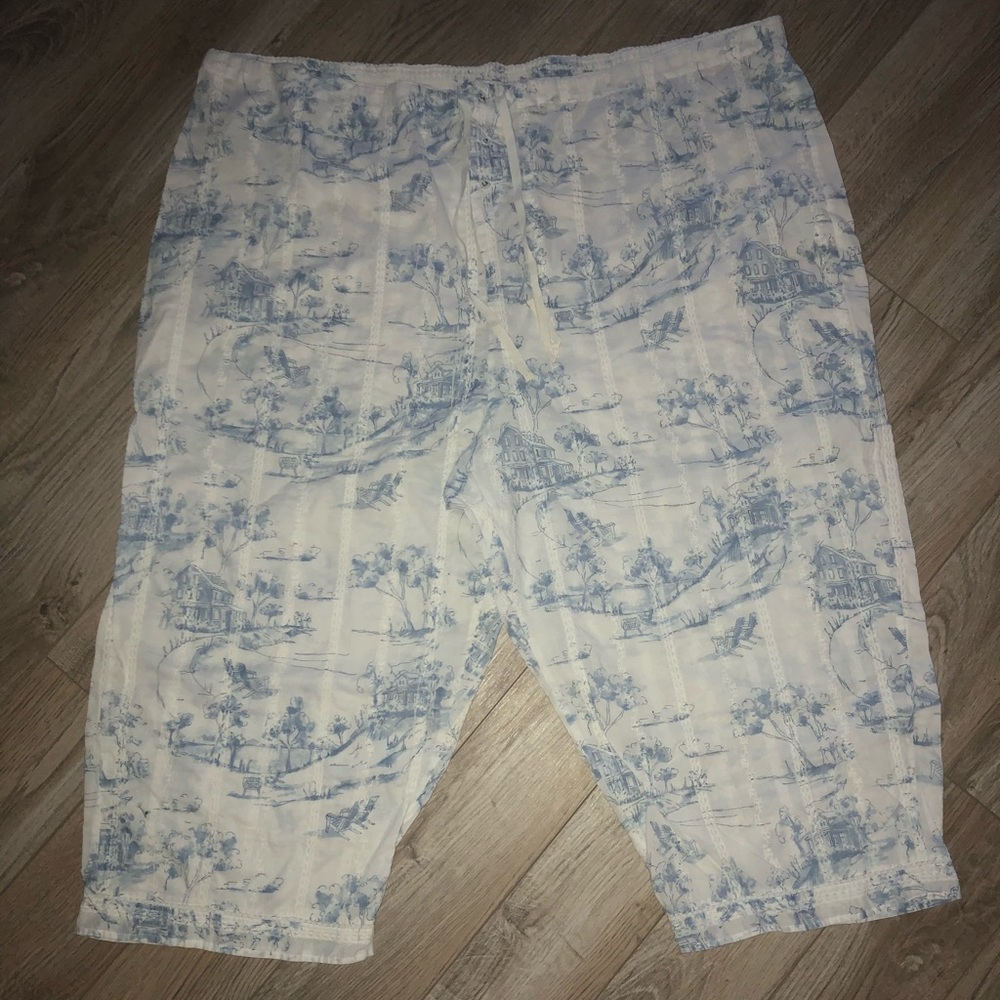 🌸Sleep Sense 3X Sleep Capri Pant 100% cotton